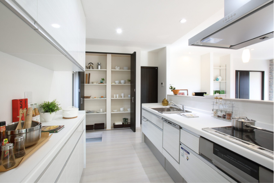 オープンキッチン×回遊動線