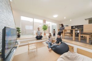 中庭×リビング
