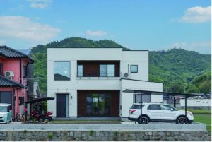 趣味と収納を両立したインナーガレージ